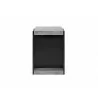 TemaHome Klaus Side Table in Concrete Look & Pure Black - Side - TemaHome Klaus Side Table in Concrete Look & Pure Black - Side
