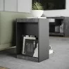 TemaHome Klaus Side Table in Concrete Look & Pure Black - Lifestyle 2 - TemaHome Klaus Side Table in Concrete Look & Pure Black - Lifestyle 2