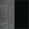 TemaHome Klaus Side Table in Concrete Look & Pure Black - Swatch - TemaHome Klaus Side Table in Concrete Look & Pure Black - Swatch