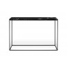 TemaHome Gleam Marble Top Console in Black Marble & Black - Front