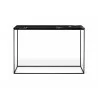 TemaHome Gleam Marble Top Console in Black Marble & Black - Front - TemaHome Gleam Marble Top Console in Black Marble & Black - Front