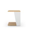 TemaHome Albi Side Table in Light Oak & White - Side