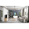 TemaHome Albi Side Table in Light Oak & White - Lifestyle 4