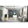 TemaHome Albi Side Table in Light Oak & White - Lifestyle 4 - TemaHome Albi Side Table in Light Oak & White - Lifestyle 4