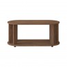 TemaHome Nora Coffee Table in Walnut - Front Angle