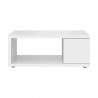 TemaHome Berlin Coffee Table in Pure White - Front