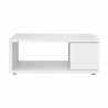 TemaHome Berlin Coffee Table in Pure White - Front - TemaHome Berlin Coffee Table in Pure White - Front