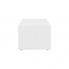 TemaHome Berlin Coffee Table in Pure White - Side View