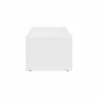 TemaHome Berlin Coffee Table in Pure White - Side View - TemaHome Berlin Coffee Table in Pure White - Side View