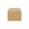 TemaHome Berlin Coffee Table in Pure White with Plywood Edge - Side - TemaHome Berlin Coffee Table in Pure White with Plywood Edge - Side