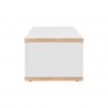 TemaHome Berlin Coffee Table in Oak & Pure White - Side
