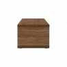 TemaHome Berlin Coffee Table in Walnut & Pure Black - Side - TemaHome Berlin Coffee Table in Walnut & Pure Black - Side