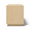 TemaHome Ella Side Table 70 in Melamine Light Oak & Pure White - Side