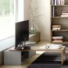 TemaHome Move Tv Table in Walnut & Matte Grey - Lifestyle - TemaHome Move Tv Table in Walnut & Matte Grey - Lifestyle
