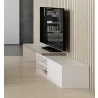 TemaHome Move Tv Table in Pure White with Plywood Edge - Lifestyle 3 - TemaHome Move Tv Table in Pure White with Plywood Edge - Lifestyle 3