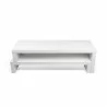 TemaHome Cliff Tv Bench in Pure White - Front and Stacked - TemaHome Cliff Tv Bench in Pure White - Front and Stacked