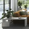 TemaHome Cliff Tv Bench in Pure White - Lifestyle 4 - TemaHome Cliff Tv Bench in Pure White - Lifestyle 4