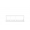 TemaHome Berlin TV Stand in Pure White - Front