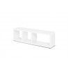 TemaHome Berlin TV Stand in Pure White - Back Angled