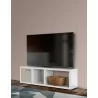 TemaHome Berlin TV Stand in Pure White - Lifestyle 2 - TemaHome Berlin TV Stand in Pure White - Lifestyle 2