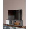 TemaHome Berlin TV Stand in Concrete Look - Lifestyle 2