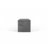 TemaHome Move Tv Table in Concrete Look & Pure Black - Side - TemaHome Move Tv Table in Concrete Look & Pure Black - Side