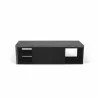 TemaHome Move Tv Table in Concrete Look & Pure Black - Front Viiew - TemaHome Move Tv Table in Concrete Look & Pure Black - Front Viiew