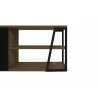 TemaHome Albi TV Table in Walnut & Black - Shelf Close-up - TemaHome Albi TV Table in Walnut & Black - Shelf Close-up