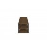 TemaHome Albi TV Table in Walnut & Black - Side