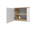 TemaHome Albi TV Table Light Oak & White - Cabinet Close-up