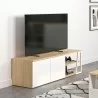TemaHome Albi TV Table Light Oak & White - Lifesytle - TemaHome Albi TV Table Light Oak & White - Lifesytle