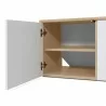 TemaHome Albi TV Stand 190 Light Oak & White - Cabinet Detail - TemaHome Albi TV Stand 190 Light Oak & White - Cabinet Detail