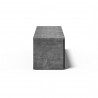 TemaHome Albi TV Table in Concrete Look & Black - Side