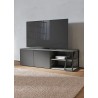 TemaHome Albi TV Table in Concrete Look & Black - Lifestyle