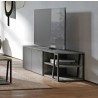 TemaHome Albi TV Table in Concrete Look & Black - Lifestyle