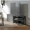 TemaHome Albi TV Table in Concrete Look & Black - Lifestyle - TemaHome Albi TV Table in Concrete Look & Black - Lifestyle