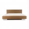 TemaHome Float Bed - Queen Size With Mattress Support in Walnut - Front
