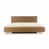 TemaHome Float Bed - Queen Size With Mattress Support in Walnut - Front - TemaHome Float Bed - Queen Size With Mattress Support in Walnut - Front