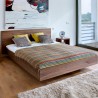 TemaHome Float Bed - Queen Size With Mattress Support in Walnut - Lifestyle 2