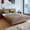 TemaHome Float Bed - Queen Size With Mattress Support in Walnut - Lifestyle 2 - TemaHome Float Bed - Queen Size With Mattress Support in Walnut - Lifestyle 2
