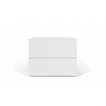 TemaHome Float Night Stand With 2 Drawers in Pure White - Front