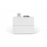 TemaHome Float Night Stand With 2 Drawers in Pure White - Front with Contents - TemaHome Float Night Stand With 2 Drawers in Pure White - Front with Contents