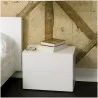 TemaHome Float Night Stand With 2 Drawers in Pure White - Lifestyle 2 - TemaHome Float Night Stand With 2 Drawers in Pure White - Lifestyle 2