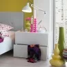 TemaHome Float Night Stand With 2 Drawers in Pure White - Lifestyle 8 - TemaHome Float Night Stand With 2 Drawers in Pure White - Lifestyle 8