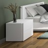 TemaHome Float Night Stand With 2 Drawers in Pure White - Lifestyle 3