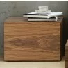 TemaHome Float Night Stand With 1 Drawer in Walnut - Lifestyle 2 - TemaHome Float Night Stand With 1 Drawer in Walnut - Lifestyle 2