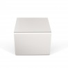 TemaHome Float Night Stand With 1 Drawer in Pure White - Front