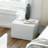 TemaHome Float Night Stand With 1 Drawer in Pure White - Lifestyle 