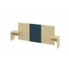 Temahome Hugo Queen Headboard with Night Stands in Melamine Light Oak & Anthracite - Angled - Temahome Hugo Queen Headboard with Night Stands in Melamine Light Oak & Anthracite - Angled
