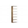 TemaHome Pombal Bookshelf 28" Expansion Kit in Walnut - Left Back Angled